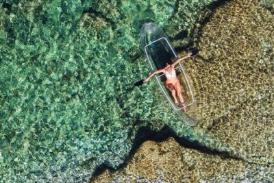 1.5-hour Clear Kayak Rentals: Explore Verudela Cave & Islands