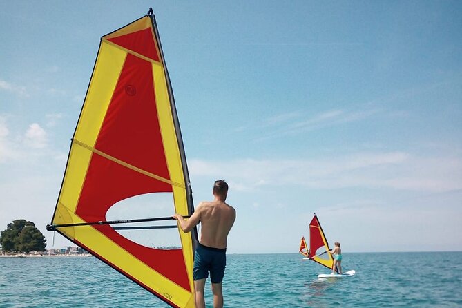 2-Hour Windsurfing Experience in Poreč - Sailing across the wind on a beam reach