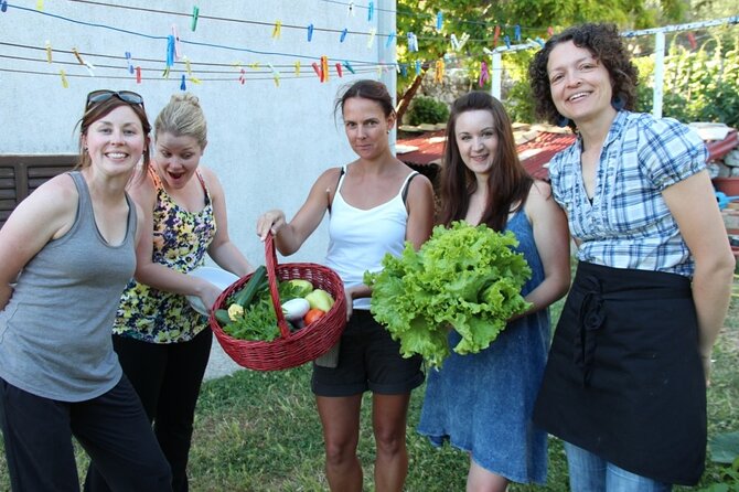 Authentic Garden to Table Cooking Class in Dubrovnik Countryside - A long lunch with wine from the homestead