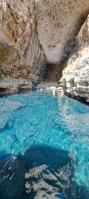 Blue Cave-Green caves-Lopud Sandy beach - tour with drink - What the Blue Cave and Green caves feel like