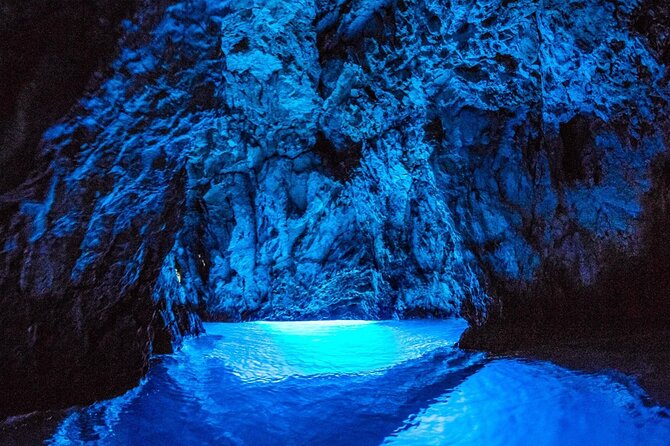Blue cave group tour with swimming and snorkelling from Hvar - The boat makes the long crossings worthwhile