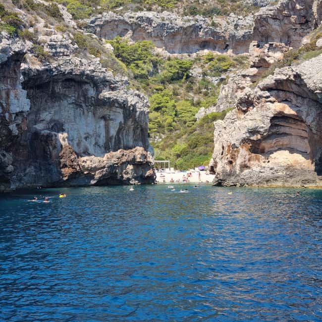 Blue Cave & Island Treasures: Komiža & 5 Gems Boat Tour - Budikovac Blue Lagoon for swimming