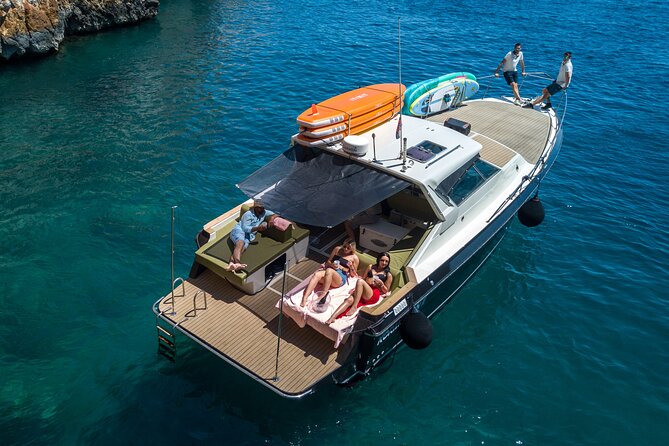 Blue & Green cave tour with yacht from town Hvar - Stiniva Cove Rewards the Boat Ride