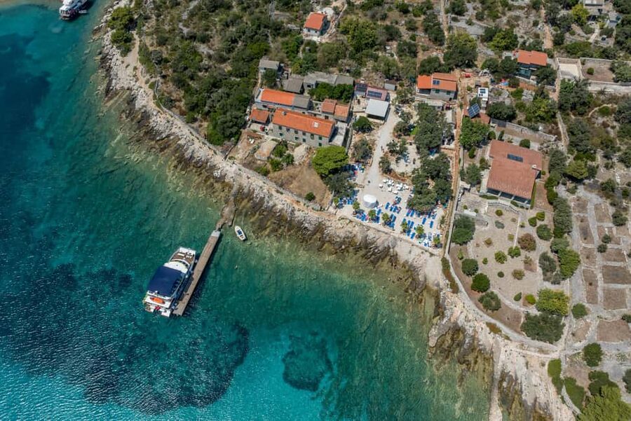 Blue Lagoon & Islands Day Cruise from Split with Lunch - Drvenik and the Blue Lagoon finish