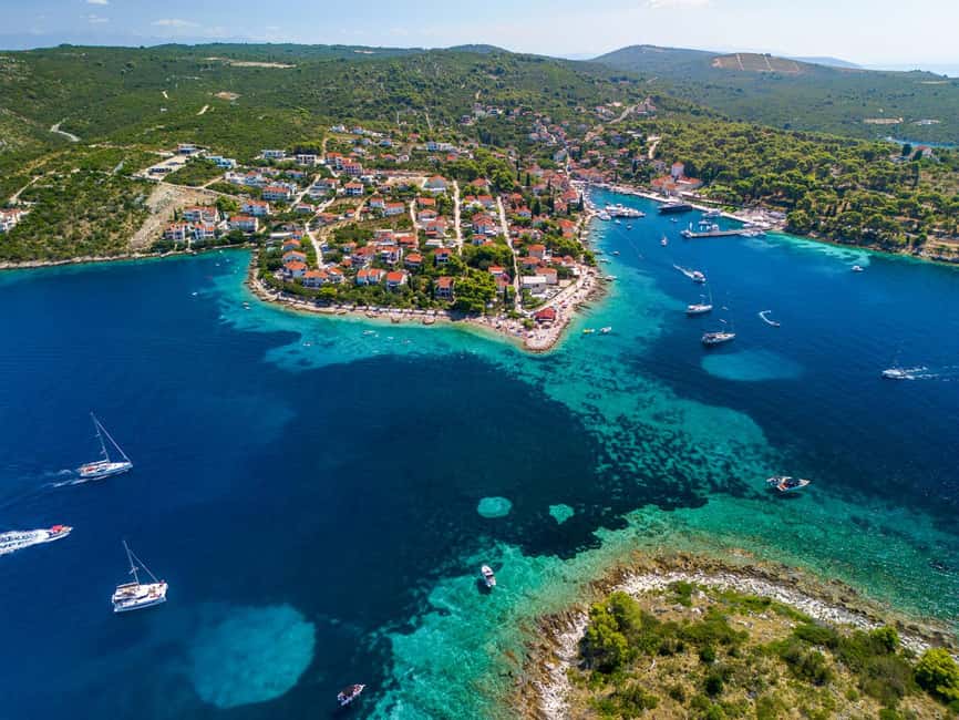 Blue Lagoon & Šolta Small-Group Boat Tour from Split - Branac Bay on Čiovo Island