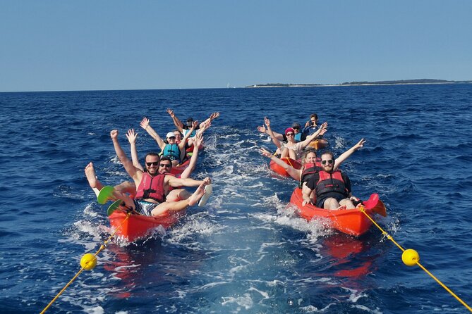 BOAT & KAYAK! Sea Adventure - Snorkeling & Cliff Jumps - Starting at Marina Polesana