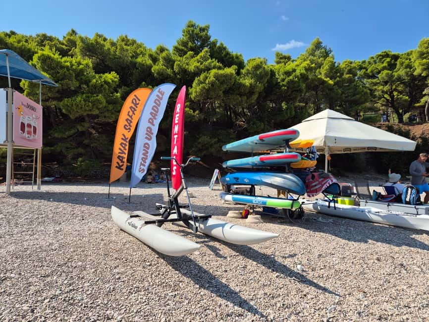 Bol: Zlatni Rat Beach Kayak Tour with Snorkeling - Is the scenery worth the effort?