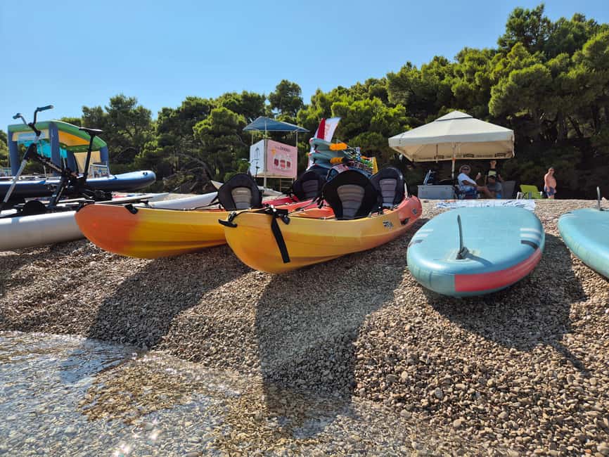 Bol: Zlatni Rat Beach Stand Up Paddle Board Rental - A family outing, a workout, or a quiet hour