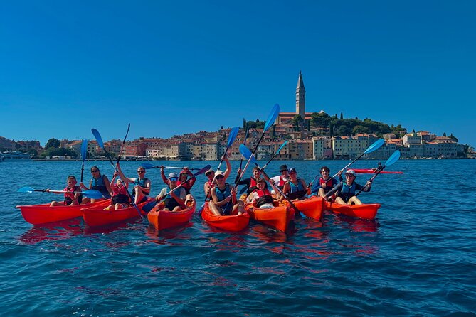 BUBA-Kayak Tours Rovinj FREE-drinks,pictures,snorkeling equipment - From Porton Biondi to open water