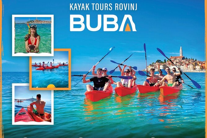 BUBA-Kayak Tours Rovinj FREE-drinks,pictures,snorkeling equipment - Katarina Island: swim, snorkel, then slow down