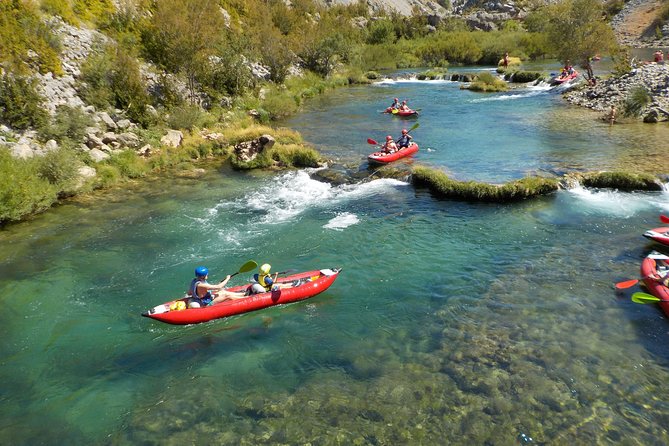 Canoe safari / rafting on river Zrmanja - Why the route suits active families