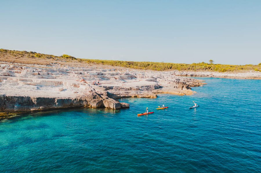 Cape Kamenjak: Kayak Tour with Cave Experience - The southern point and a quieter stop