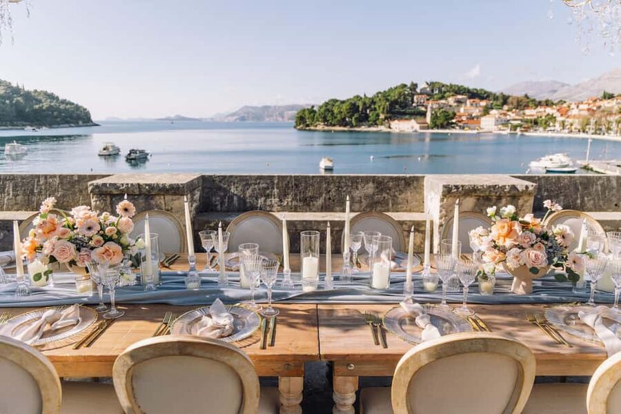 Cavtat: Banac Gallery Entrance & Sparkling Wine - The terrace, views, and Kutjevo sparkling wine