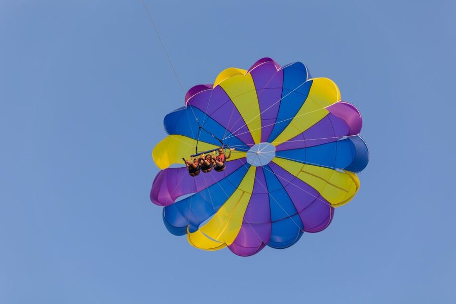 Cavtat: Parasailing - The views are the main reward