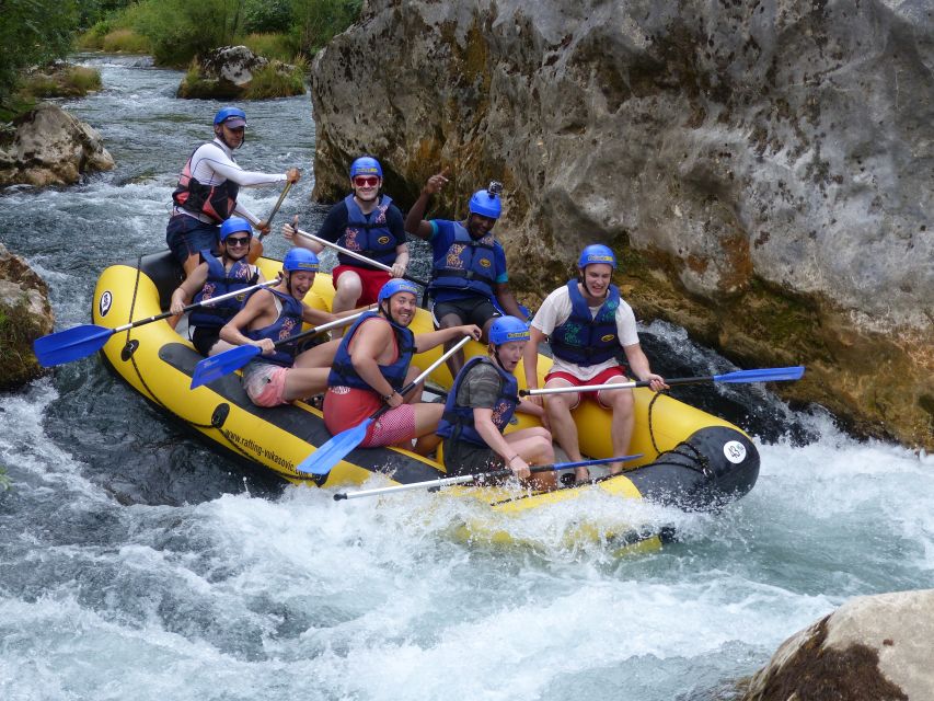 Cetina River: Rafting and Cliff Jumping Tour - Four sections of rafting along 9 kilometers