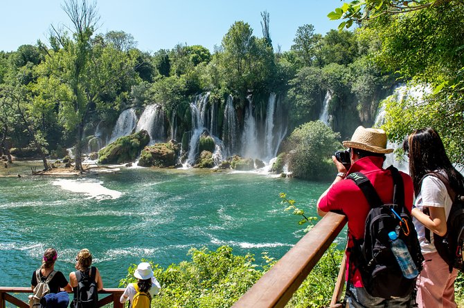 Day Trip to Mostar and Kravice (English-Español) - Kravice Waterfalls: clear water and one steep return