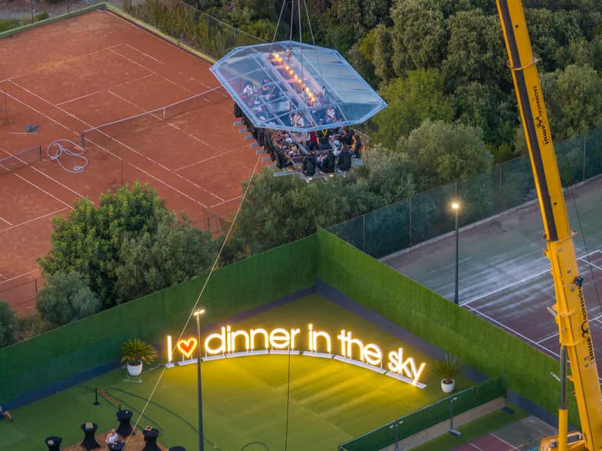 Dinner in the Sky Dubrovnik - The one-hour cooking show and Croatian flavors