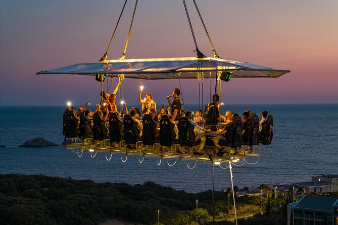 Dinner in the Sky Dubrovnik - Dine 50m above ground - Choosing between lunch, sunset, and Croatia on a plate