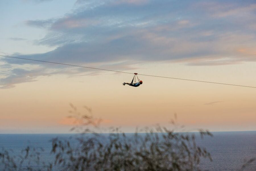 Dubrovnik: 900 Metre Superman Ziplining Adventure - Flying above Dubrovnik in Superman position