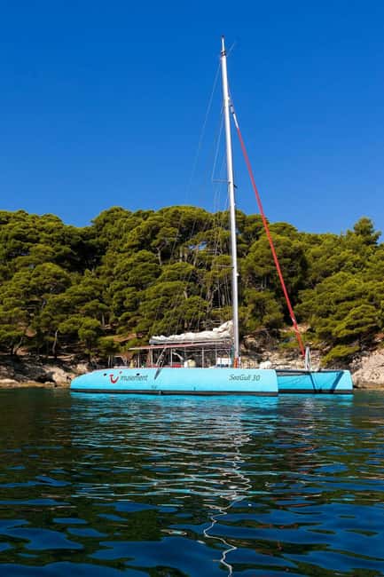 Dubrovnik: Best of the Elaphites by Catamaran - Šipan at 10:45, old churches and country villas