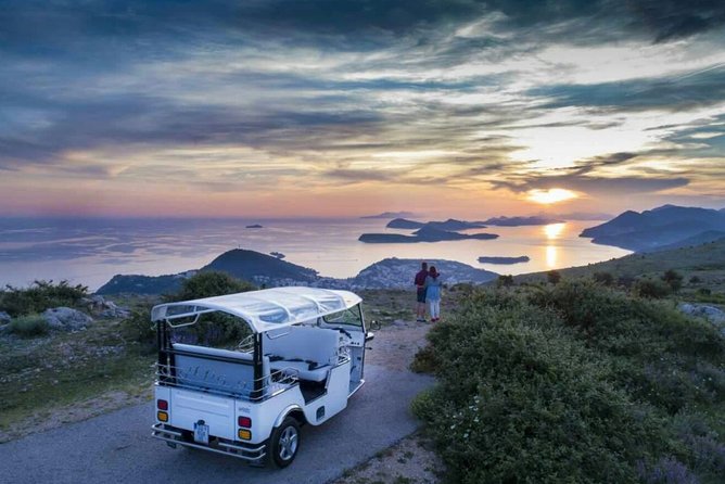 Dubrovnik E-Tuk Tuk Sunset Tour to Mount Srd - The Franjo Tudjman Bridge stop starts the story