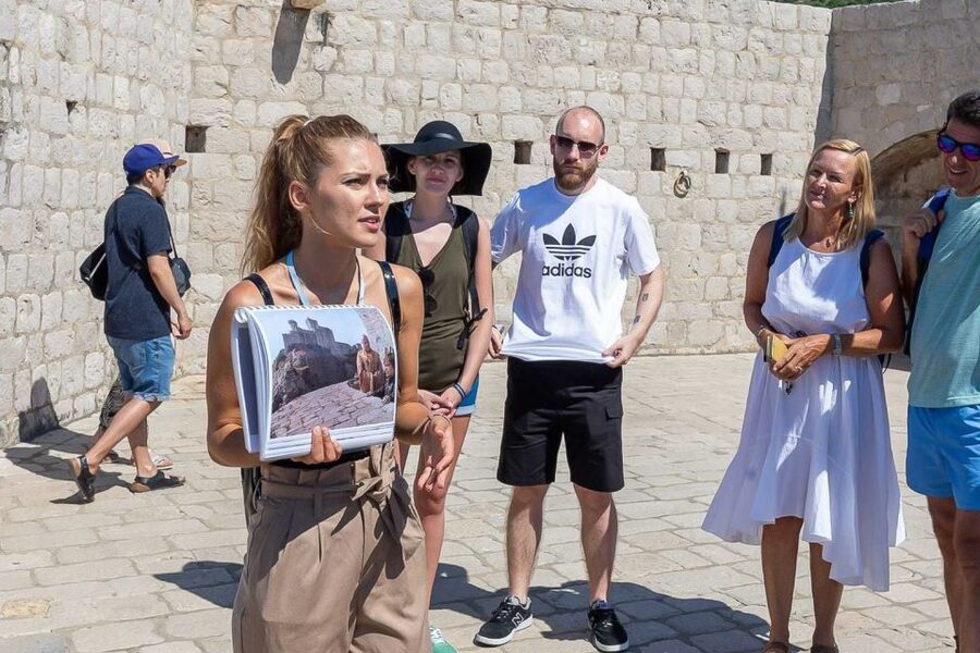 Dubrovnik: Game of Thrones&Lokrum Island Walking Tour - Sitting on the official Iron Throne