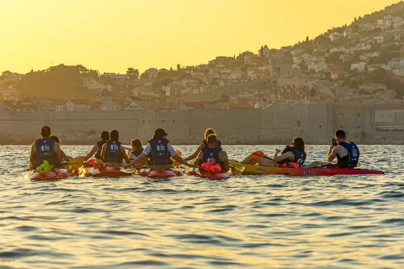 Dubrovnik: Guided Sunset Sea Kayaking with Snacks and Wine - Starting at Pile Gate