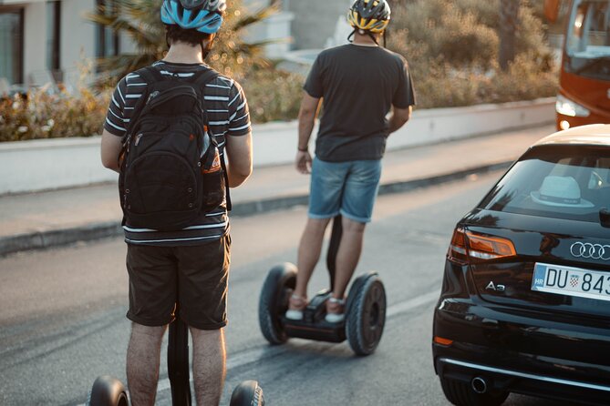 Dubrovnik Hidden Bays and Promenade Segway Guided Tour - Coral Beach Club and views toward the Elaphiti Islands