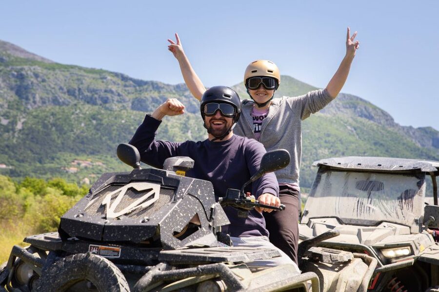 Dubrovnik: Kojan Koral ATV Quad Safari with transport - A clear safety start at Kojan Koral