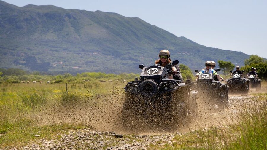 Dubrovnik: Kojan Koral ATV Quad Safari with transport - The return ride through rocks and reserve land