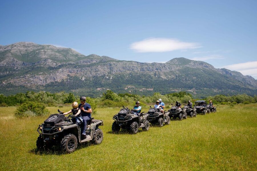 Dubrovnik: Kojan Koral ATV Quad Safari with transport - Wine, fruit, and the ride back to town