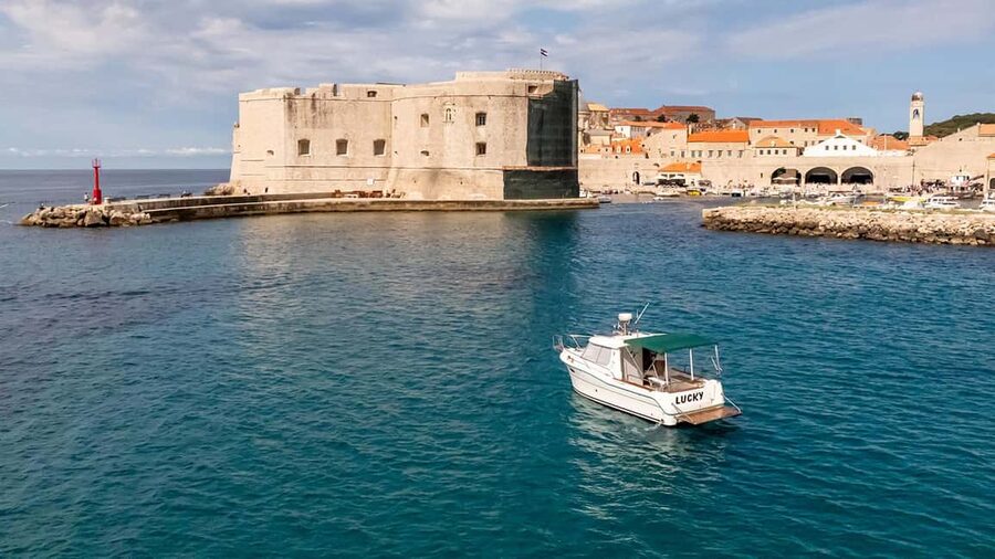 Dubrovnik: Lucky Boat Tour - Elaphite Islands and Blue Cave - Seeing Dubrovnik from the water
