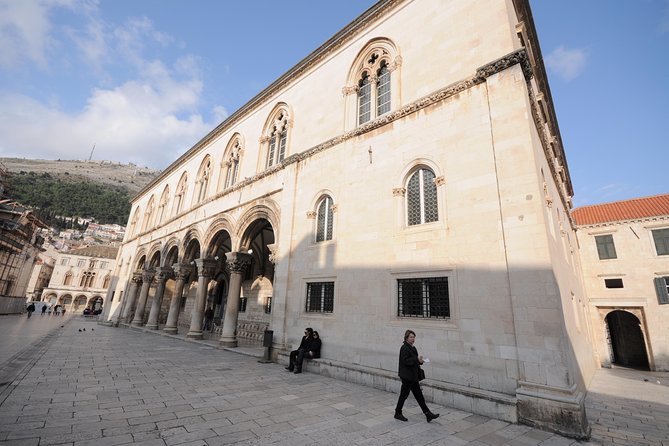 Dubrovnik Old Town History Walking Tour - A side street, the Church of the Holy Annunciation, and religious variety