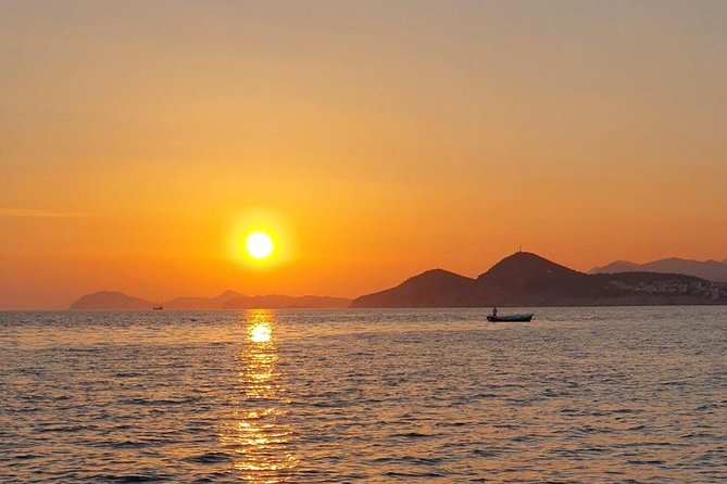 Dubrovnik Old Town Sunset Cruise - A simple boat, not a floating lounge