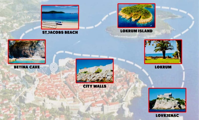 Dubrovnik or Cavtat: Lokrum Island and Betina Cave Boat Tour - A half-day escape from Dubrovnik’s stone walls