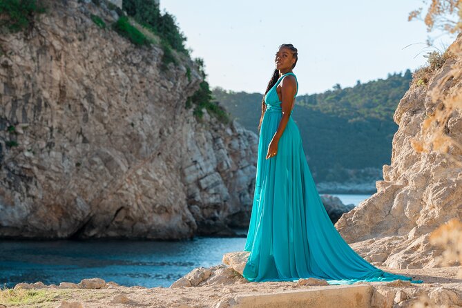 Dubrovnik: Private Flying Dress Photoshoot Experience - The Cathedral closes the route with a landmark backdrop