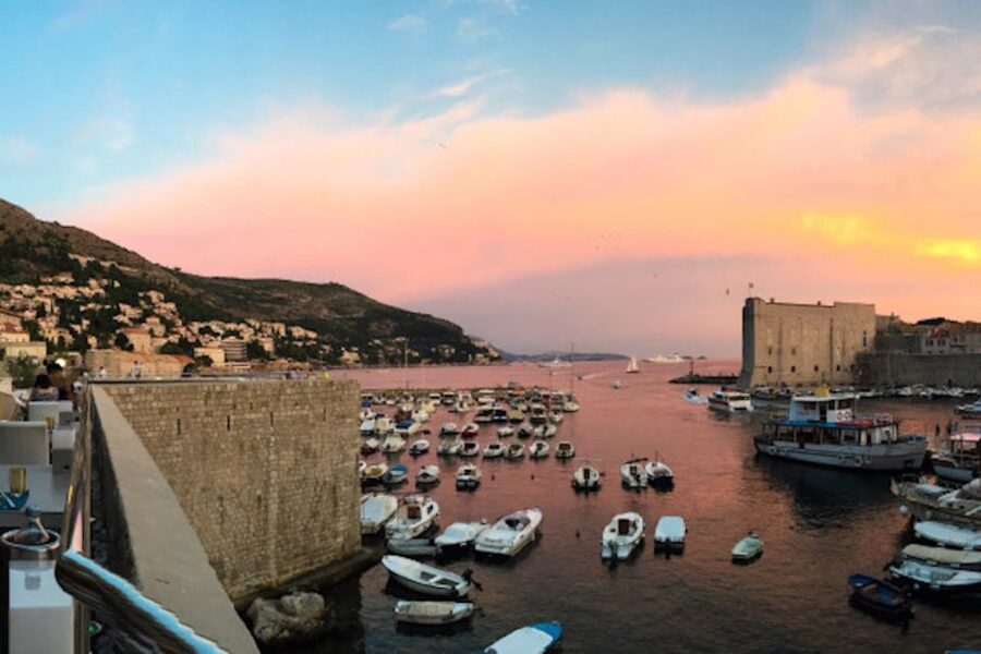Dubrovnik: Romantic Sunset Cruise - Seeing the walls from the water