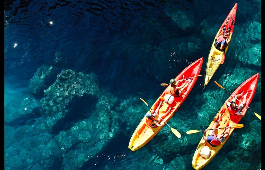 Dubrovnik: Sea Kayaking Tour - Paddling toward Lokrum Island