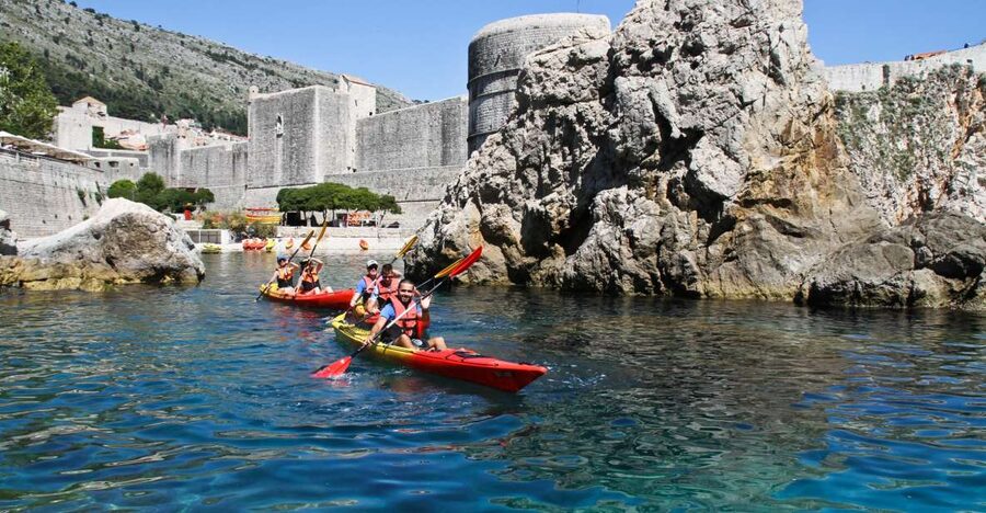 Dubrovnik: Sea Kayaking Tour - The paddle back and the full two-hour effort