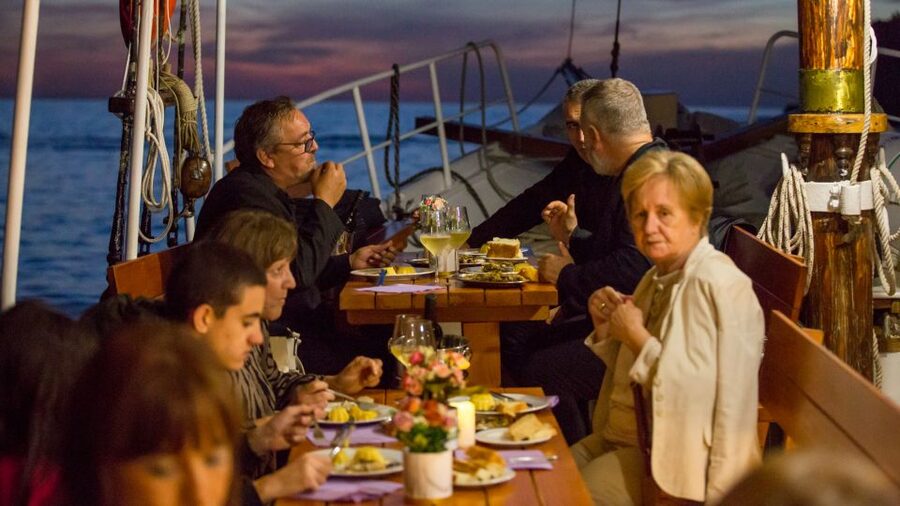 Dubrovnik: Sunset Dinner Cruise around the Old Town - The sunset is the star, but weather has the final word
