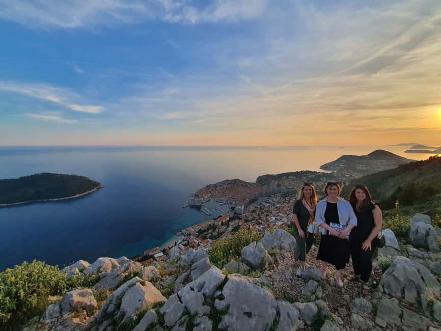 Dubrovnik Sunset Mountain Tour With Wine - The sunset finale above Dubrovnik