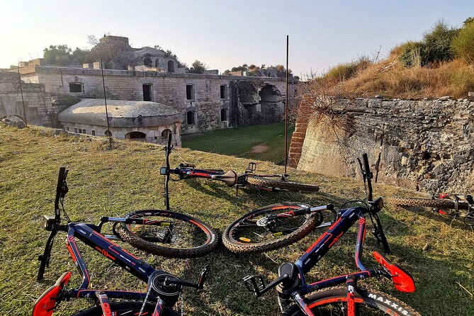 E-Bike swim & fortress tour Vodnjan - St. Foška and the story of a small church