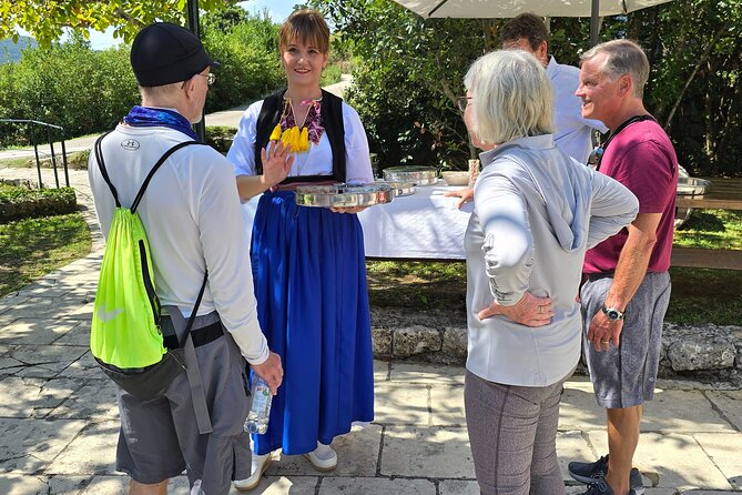 E-Bike Tour + Gourmet Snack + Wine Tasting (Small Group) - Stop three: old mills, sweets, and local liqueurs in Ljuta