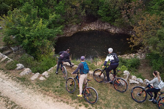 E Bike Tour with wine and olive oil tasting in Vodnjan - St. Fosca Church and the old olive trees