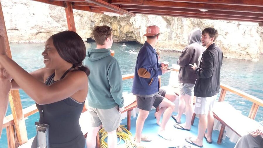 Elaphite Islands Cruise with Local Gastronomy at Captain's H - Swimming at the Blue Cave on Kolocep