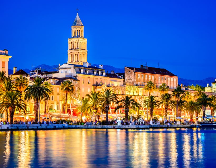 Evening Group Walking Tour - Split Old City Diocletian's Pal - Starting beside the large red Split sign