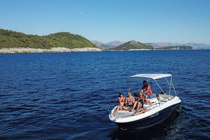 Exclusive private full day boat tour from Dubrovnik & Free drinks - Kolocep and the Blue Cave swim
