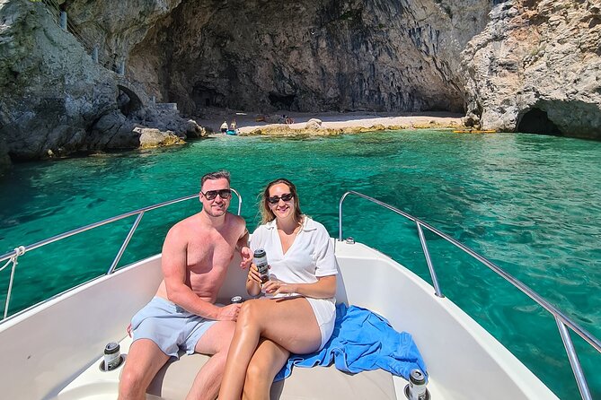 Explore Blue & Green Caves With Speedboat - Private Tour - Betina Cave offers shade near the end
