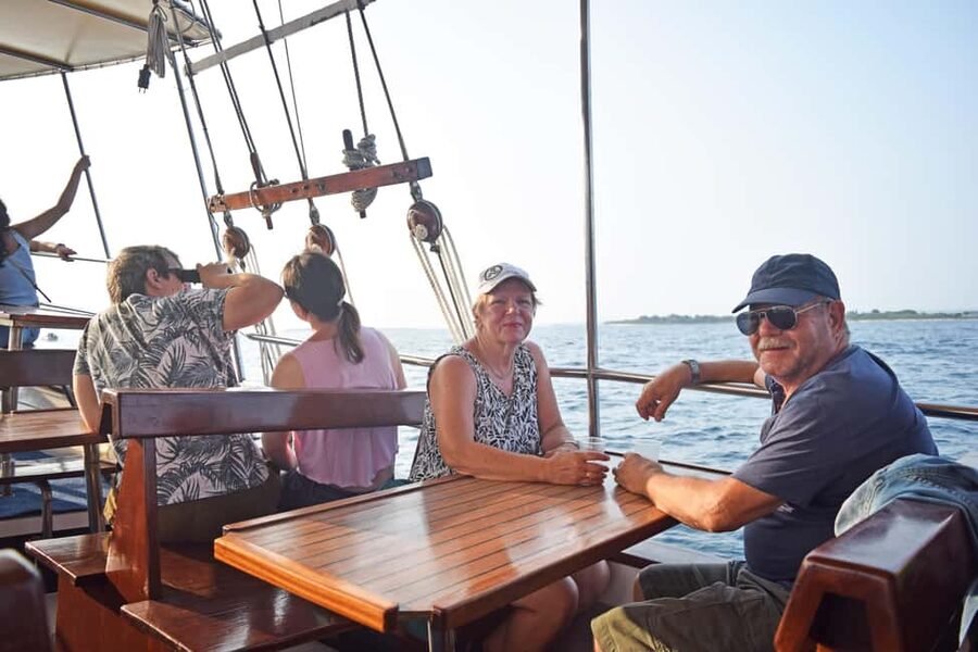 Fazana: Dolphin Finder in Brijuni islands Safari with Dinner - What the boat adds to the evening
