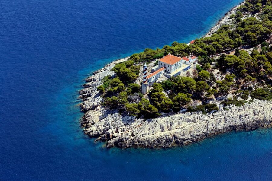 From Biograd: Kornati and Telašćica Full Day Boat Tour - Sestrice Lighthouse, a 1876 marker at sea